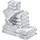 REDBEST Chicago Handtuchset 10-tlg. silber