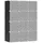 Homcom Kleiderschrank DIY 111 x 145 x 47 cm Schwarz