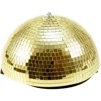 Eurolite Spiegel-Halbkugel 30cm gold motorisiert