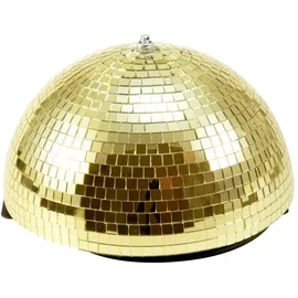 Eurolite Spiegel-Halbkugel 30cm gold motorisiert