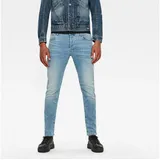G-Star RAW Herren 3301 Slim Jeans, Blau (lt indigo aged 51001-8968-8436), 40W / 34L