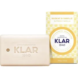 Klar Seifen Muskat & Vanille Feste 100 g