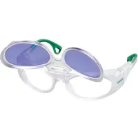 Uvex Safety, Schutzbrille + Gesichtsschutz, Vollrand Schutzbrille uvex RX cd 5505 flip-up Didymium plan PC SET