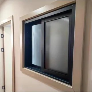 Schiebefenster Horizontale Schiebefenster für Schuppen, Oberlicht-Schiebefenster mit transparentem gehärtetem Glas für Hühnerstall im Innen- und Außenbereich, mit Schiebegitter(WxH 41x20in/103x50cm)