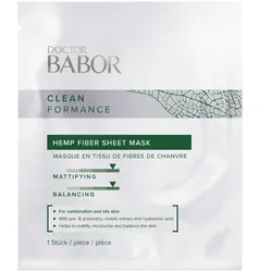BABOR DOCTOR BABOR CLEANFORMANCE HEMP FIBER SHEET MASK 1 Stück