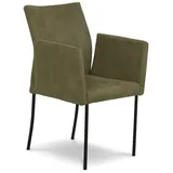 2er-Set Stuhl Lugano Mikrofaser Grün