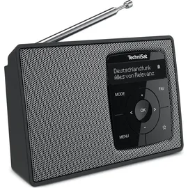 TechniSat DIGITRADIO 2 Tischradio DAB+, UKW DAB+, UKW, Bluetooth Weckfunktion Schwarz/Silber