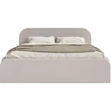 Selsey Polsterbett, Taupe, Textil, 2-Sitzer, 140x200 cm, Schlafzimmer, Betten, Polsterbetten
