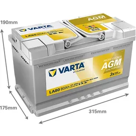 Varta LA80 80Ah 12V