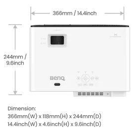 BenQ X500i DLP Weiß