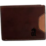 Drachenleder Herren Geldbörse braun