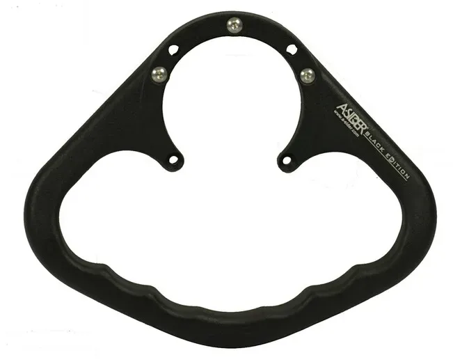 A-SIDER Black Edition Tankgriff 7 Suzuki schwarze Schrauben, schwarz