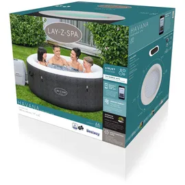 BESTWAY LAY-Z-SPA WLAN-Whirlpool Havana AirJet Ø 180 x 66 cm rund