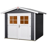 weka Gartenhaus 224 2,35 x 2,39 m anthrazit