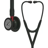 LITTMANN Cardiology IV Diagnostic Stethoskop Black Edition roter Schlauchanschluss 1 Stück