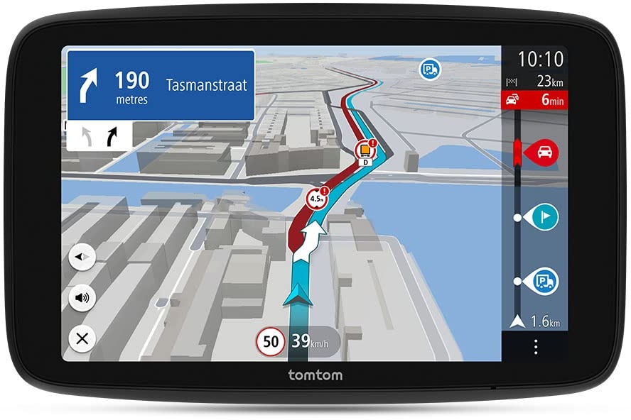 TomTom Lkw-Navi GO Expert Plus Premium Pack (7 Zoll-Display, Routenführung und POIs für große Fahrzeuge, TomTom Traffic inklusive, Weltkarten, Echtzeitwarnungen zu Beschränkungen) - NEUE SOFTWARE