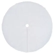 vidaXL Weihnachtsbaumdecke 122 cm Weiß