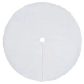 vidaXL Weihnachtsbaumdecke 122 cm Weiß