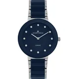 Jacques Lemans »Monaco« Quarzuhr, Armbanduhr, Damenuhr, analog, Glaskristalle