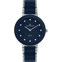 Jacques Lemans »Monaco« Quarzuhr, Armbanduhr, Damenuhr, analog, Glaskristalle