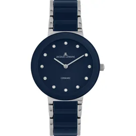 Jacques Lemans »Monaco« Quarzuhr, Armbanduhr, Damenuhr, analog, Glaskristalle
