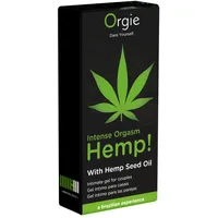 Orgie *Hemp! Intense Orgasm* Intimate Gel for Couples, vibrierendes und prickelndes Stimulationsgel 0,015 l) 15 ml