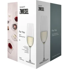 Schott Zwiesel For You Sektglas 0,21 l 4er Set