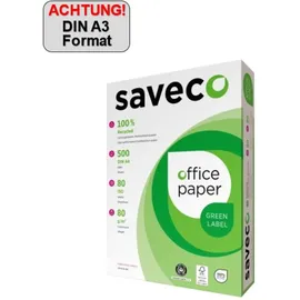 Saveco Kopierpapier A3 80 g/m2 500 Blatt