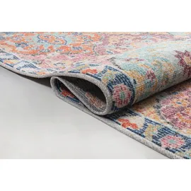 The CarPET Palma Outdoor-Teppich Ø 120 cm mehrfarbig