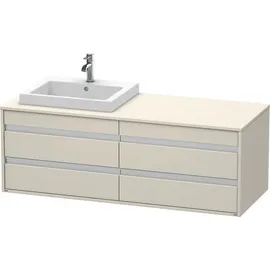 Duravit Ketho 140x55x49,6cm, f EWT, 4 La, B li, Tau