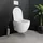 Belvit Spülrandloses Hänge WC Set mit WC-Sitz Weiß