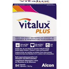 Junek Europ-Vertrieb GmbH Zweigniederlassung Vitalux Plus Lutein und Omega 3 Kapseln 84 St.