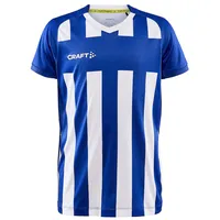 Craft Progress 2.0 Stripe Trikot Kinder 346900 club cobolt/white