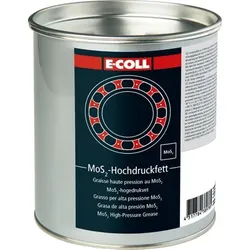MoS2-Hochdruckfett Universalfett schwarz, silikonfrei 1kg Dose - schwarz
