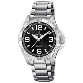 Festina Herrenuhr Klassik Armbanduhr Edelstahl silber UF20434/1 - Silber
