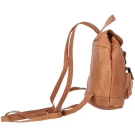 The Skandinavian Brand Mini Leder Rucksack Cognac