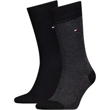 Tommy Hilfiger Birdseye Socken 2er Pack Schwarz 43-46
