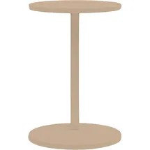 [en.casa] Beistelltisch, Holeby 56 x Ø 38 cm Cappuccino (38 x 56 cm)