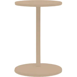 [en.casa] Beistelltisch, Holeby 56 x Ø 38 cm Cappuccino (38 x 56 cm)