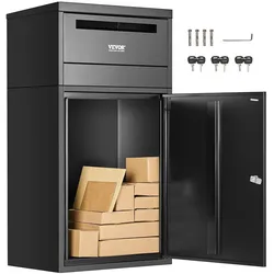 VEVOR Paketbriefkasten Paketbriefbox Packstation Paketkasten 500x325x909mm