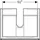 Geberit Waschtischunterschrank 1 Schublade 58 x 22 x 46,2 cm Sculturagrau
