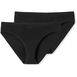 SCHIESSER Tai-Slip 2 St. Schwarz 48