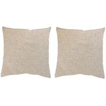 HOME WOHNIDEEN Kissenbezug Lucio 40 x 40 cm Beige
