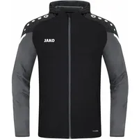 Jako Performance Kapuzenjacke Herren schwarz/anthra light XXL