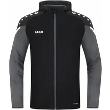 Jako Performance Kapuzenjacke Herren schwarz/anthra light XXL