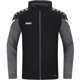 Jako Performance Kapuzenjacke Herren schwarz/anthra light XXL