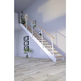 StarWood Wangentreppe Kos 106 cm Edelstahl/Holz/Metall