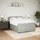 vidaXL Boxspringbett 140 x 200 cm Hellgrau