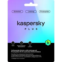 Kaspersky Sicherheitssoftware 1 Gerät 1 Jahr