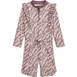 Playshoes UV-Schutz Einteiler Blümchen violett, 62/68